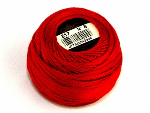 DMC Size 8 Cotton Perle Thread 817