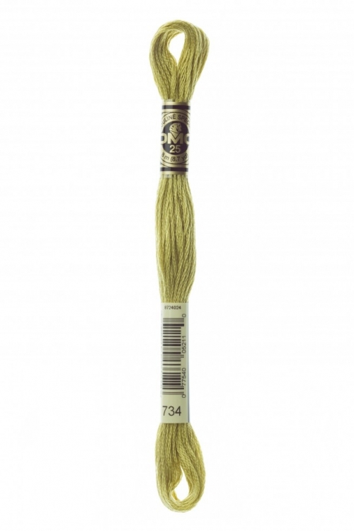DMC Stranded Cotton Embroidery Thread 734