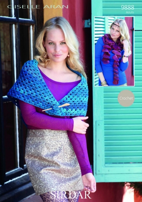 Sirdar Giselle Crochet Pattern 9888
