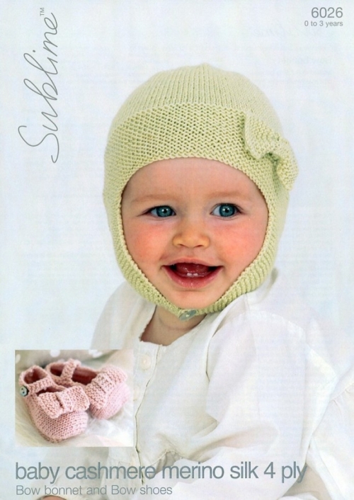 Sublime Baby Cashmere Knitting Pattern 6026