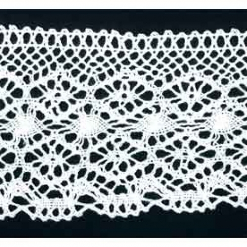 Cotton Lace Trim White