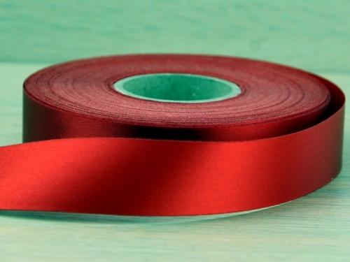 Budget Acetate Satin Ribbon Red