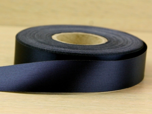 Budget Acetate Satin Ribbon Navy Blue