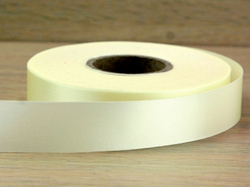 Budget Acetate Satin Ribbon Cream