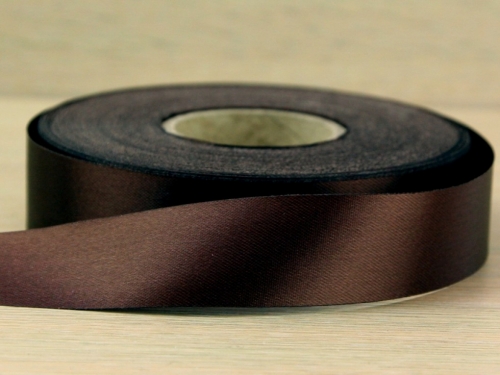 Budget Acetate Satin Ribbon Brown
