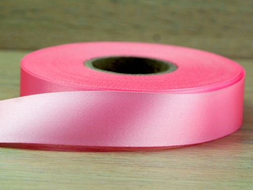 Budget Acetate Satin Ribbon Strong Pink