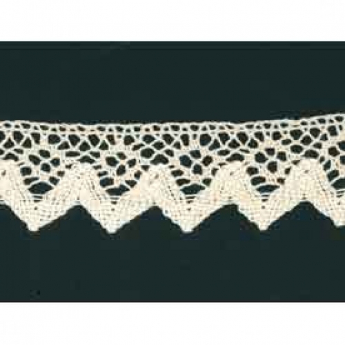 Cotton Lace Trim Cream Natural