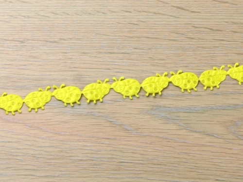 Ladybird Shaped Trim Yellow