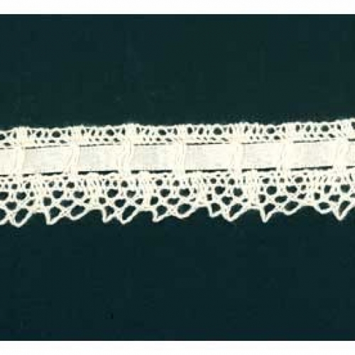 Cotton Lace Trim Cream Natural