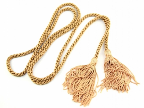 Dressing Gown Cord With Tassels Beige