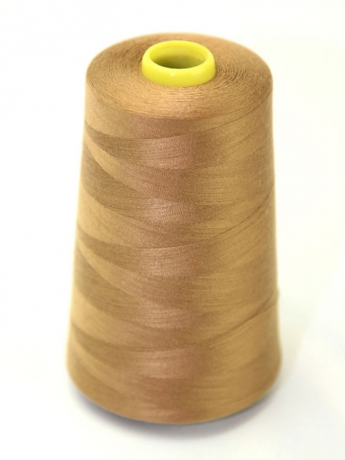 120s Sewing Thread Cone Camel