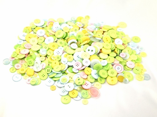 1 Kilo Assorted Buttons Bulk Value Pack Spring