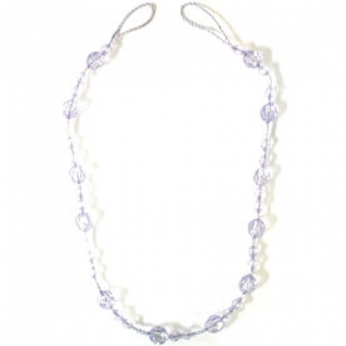 Beaded Curtain Tie Backs Lilac