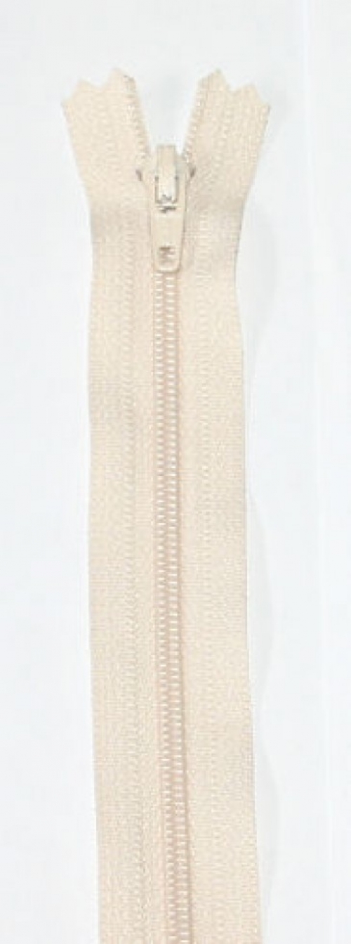 YKK Nylon Closed End Dress Zips Cream