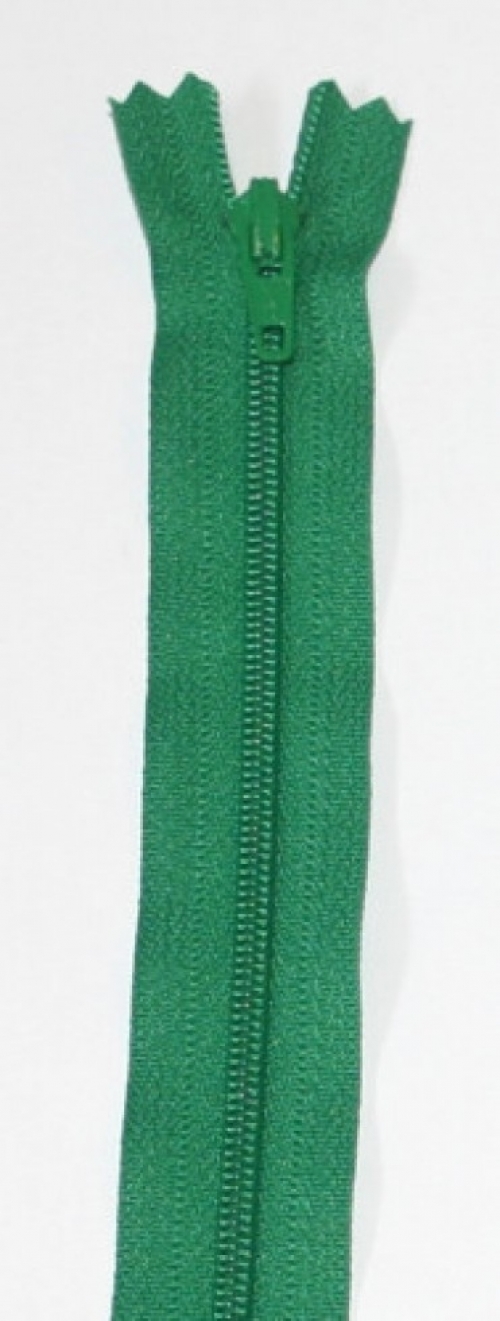 YKK Nylon Closed End Dress Zips Emerald Green