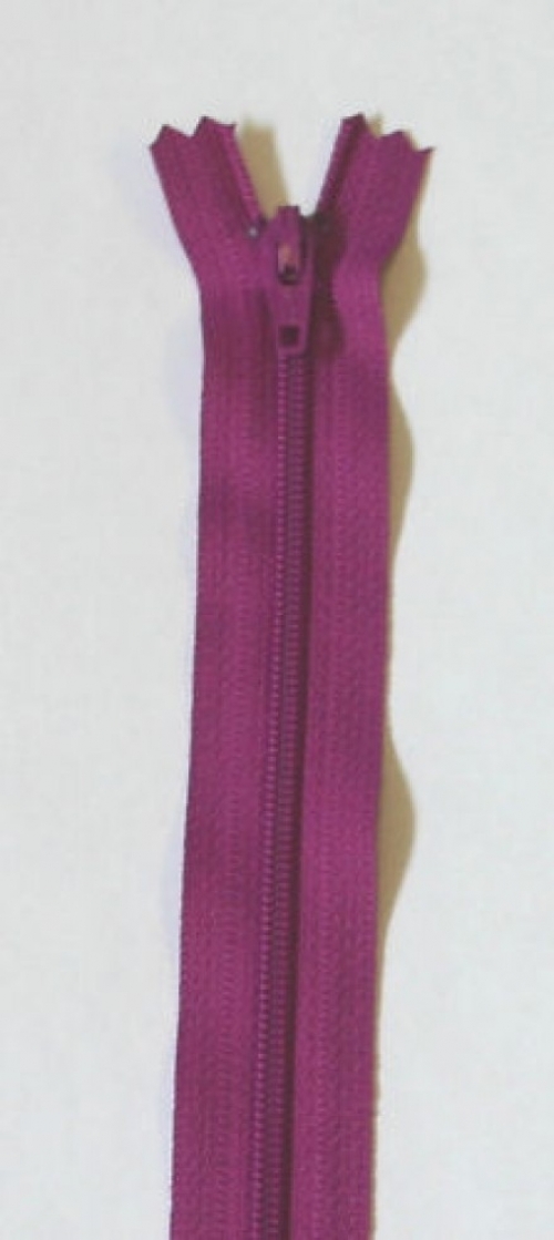 YKK Nylon Closed End Dress Zips Magenta