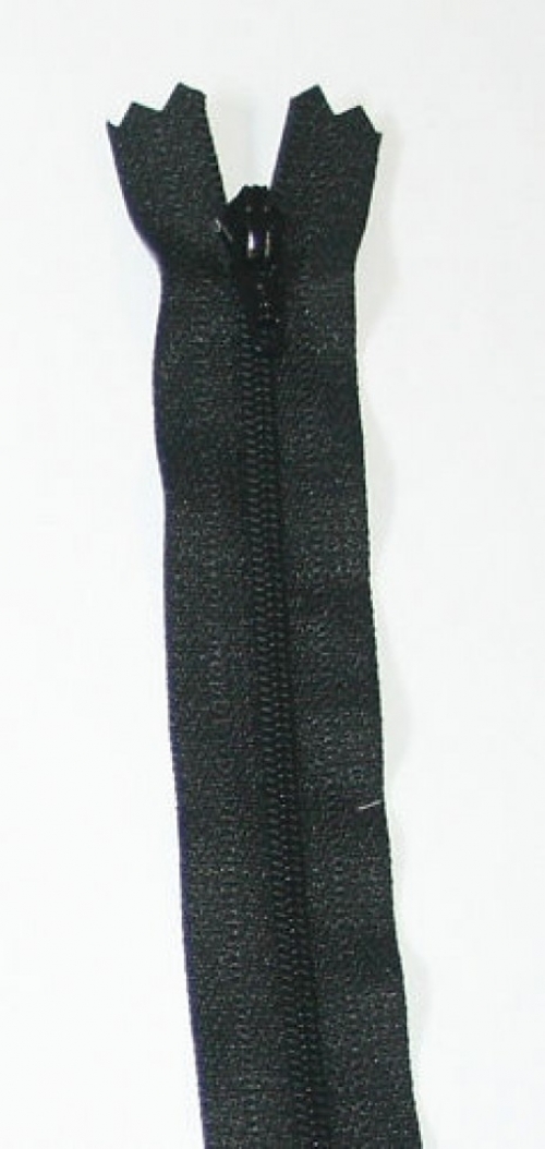 YKK Nylon Closed End Dress Zips Black