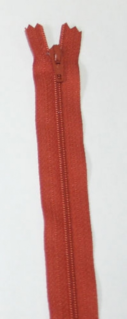 YKK Nylon Closed End Dress Zips Rust