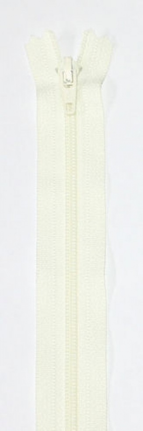 YKK Nylon Closed End Dress Zips Pale Cream