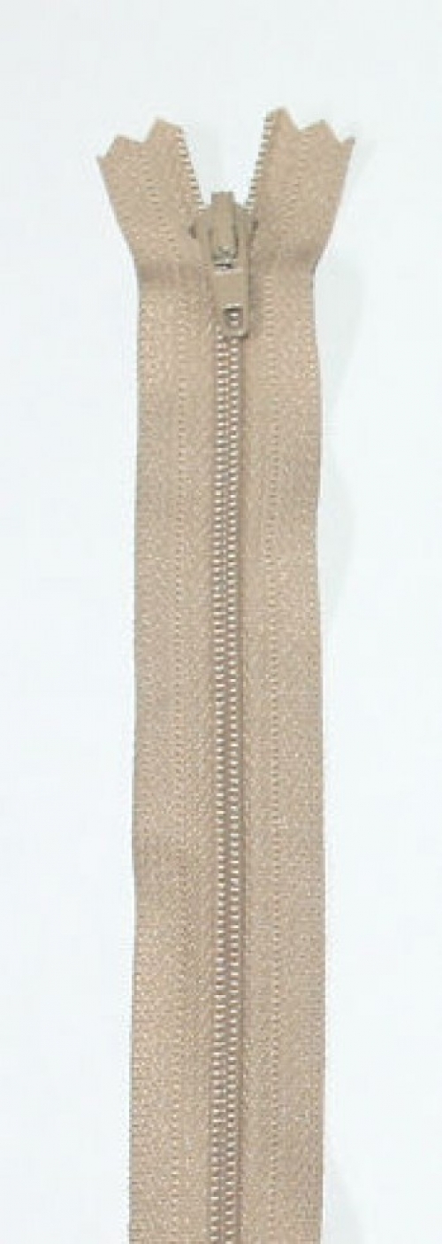 YKK Nylon Closed End Dress Zips Beige