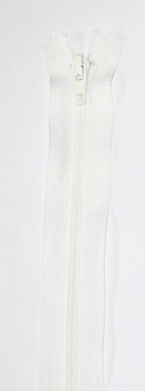 YKK Nylon Closed End Dress Zips Ivory