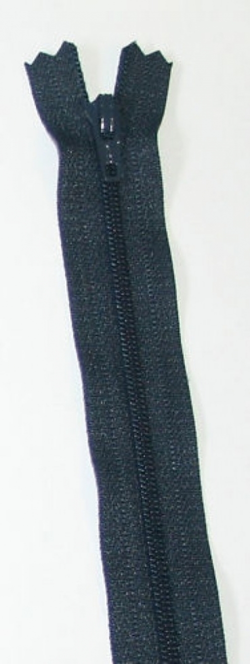 YKK Nylon Closed End Dress Zips Navy Blue