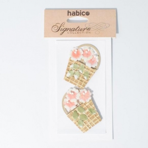 Flower Embellishments Pink