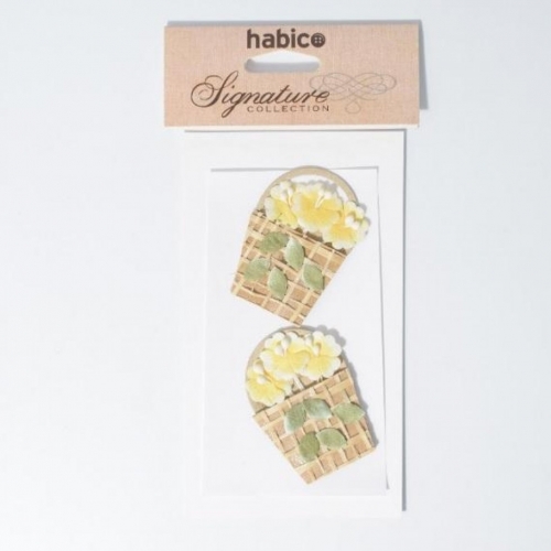 Flower Embellishments Yellow