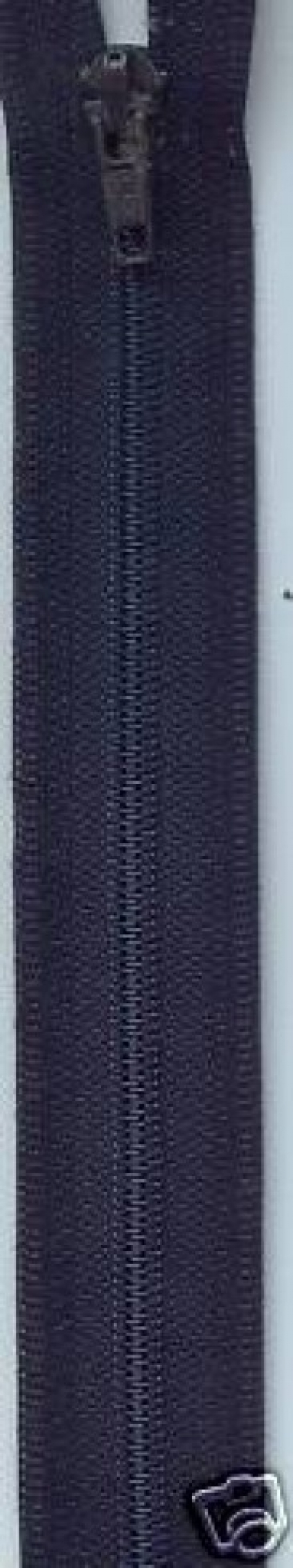 Nylon Open End Coat Zips Navy Blue