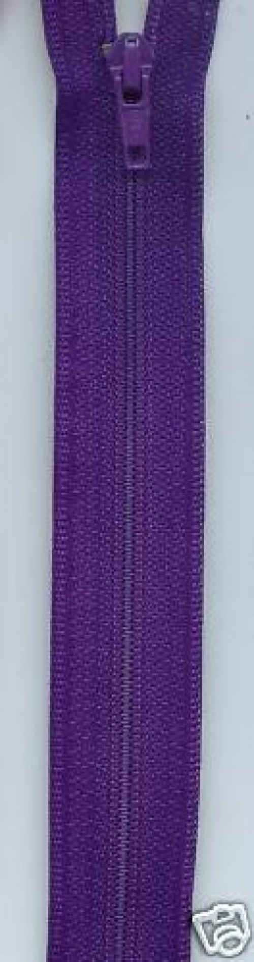 Nylon Open End Coat Zips Purple