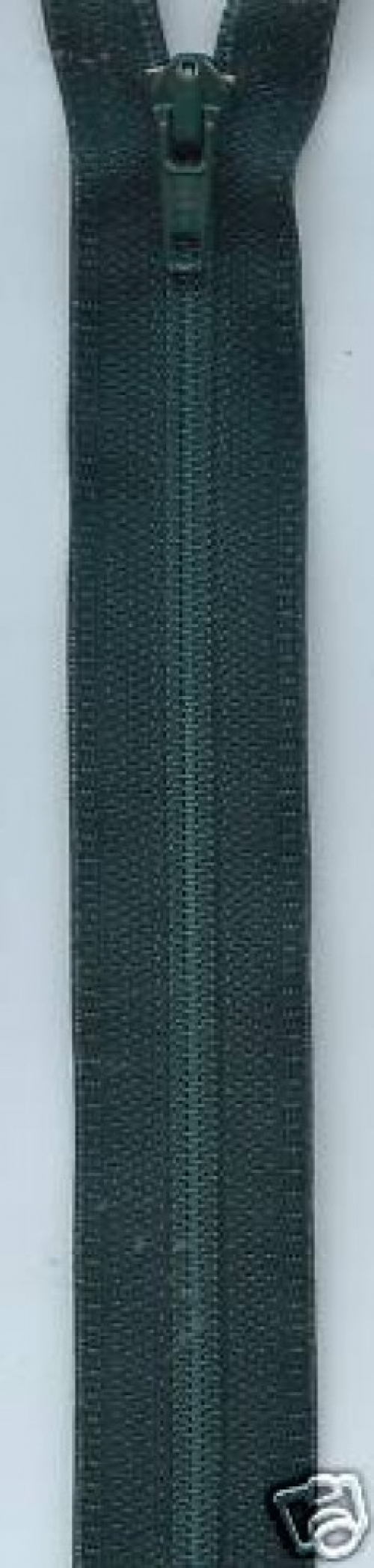 Nylon Open End Coat Zips Bottle Green