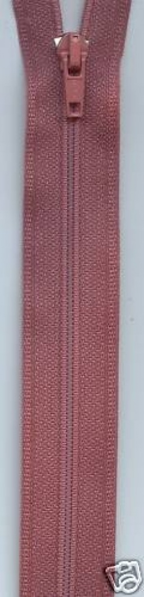 Nylon Open End Coat Zips Dusky Pink