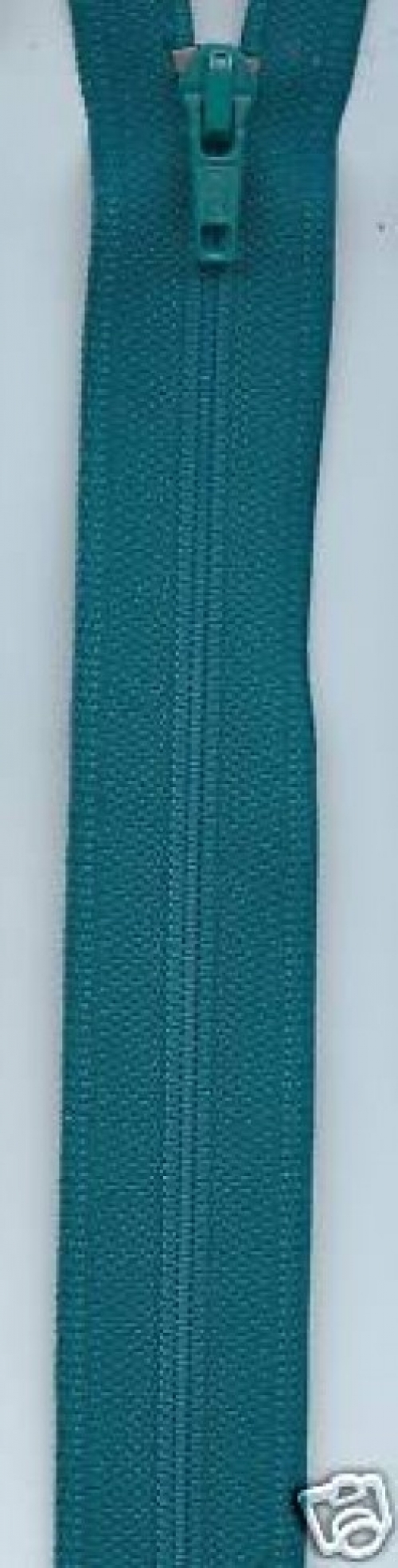 Nylon Open End Coat Zips Jade Green