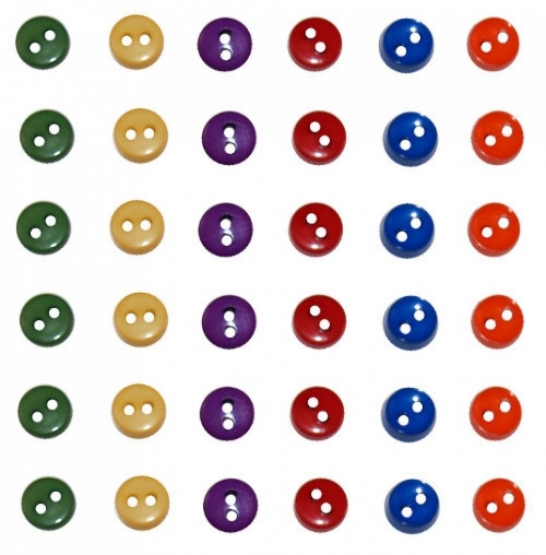 Dress It Up Round Mini Buttons