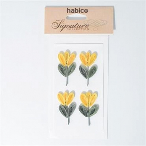 Flower Embellishments Yellow