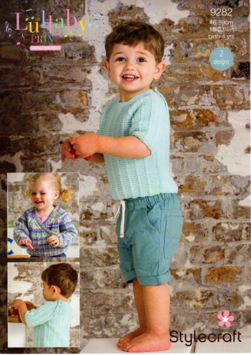 Stylecraft Lullaby Knitting Pattern 9282