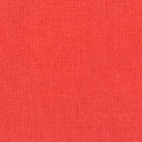 Robert Kaufman Essex Linen Cotton Fabric Tomato
