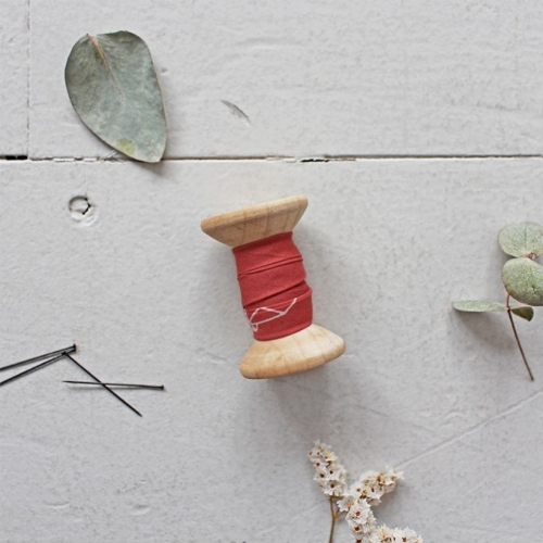 Atelier Brunette Bye Bye Birdie Bias Binding Tape Terracotta
