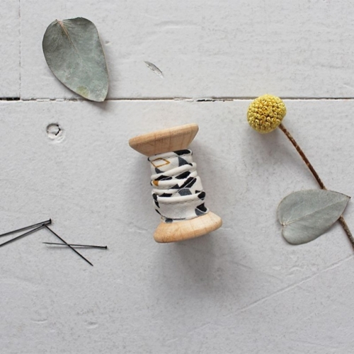 Atelier Brunette Twist Piping Mustard