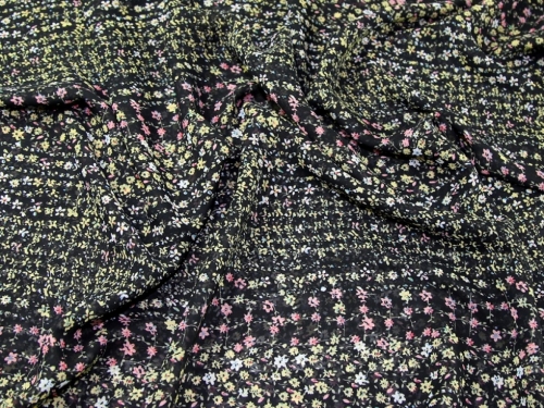 Deadstock Sheer Chiffon Fabric Black