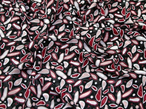 Deadstock Sheer Chiffon Fabric Plum