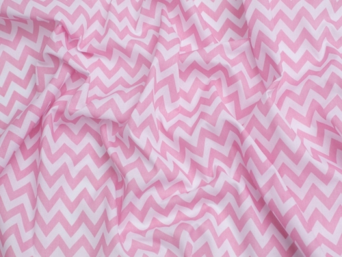 Minerva Core Range Printed Polycotton Fabric Light Pink