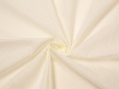 Minerva Core Range Printed Polycotton Fabric Ivory