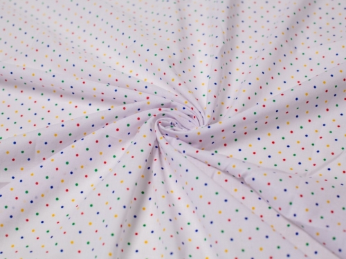 Minerva Core Range Printed Polycotton Fabric 2mm Spots