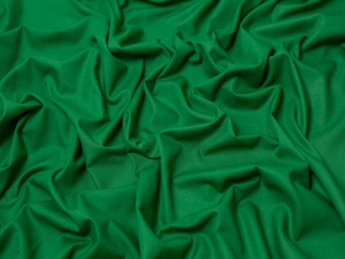 Minerva Core Range Plain Polycotton Fabric Emerald Green