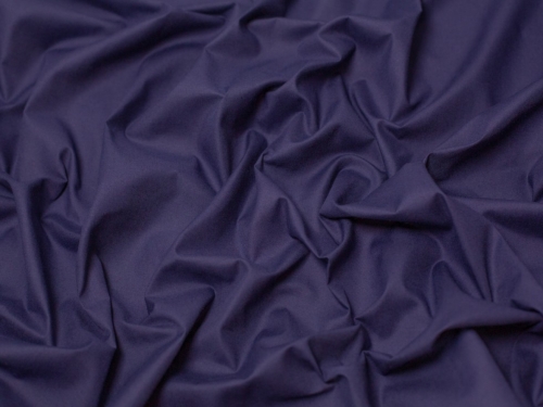 Minerva Core Range Plain Polycotton Fabric French Navy