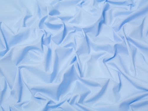 Minerva Core Range Plain Polycotton Fabric Light Blue