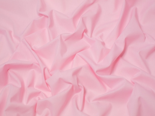 Minerva Core Range Plain Polycotton Fabric Light Pink
