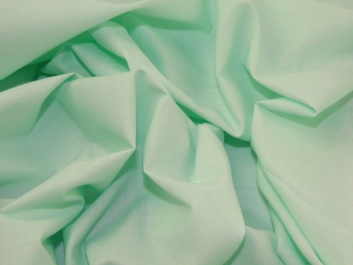 Minerva Core Range Extra Wide Polycotton Fabric Mint Green