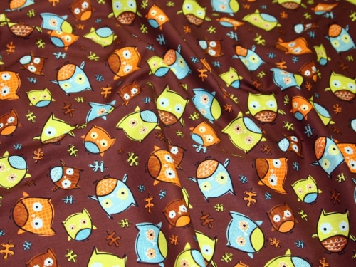 Camelot Fabrics 100% Cotton Poplin Fabric Brown